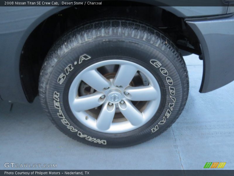 Desert Stone / Charcoal 2008 Nissan Titan SE Crew Cab