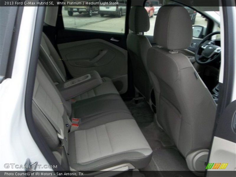 White Platinum / Medium Light Stone 2013 Ford C-Max Hybrid SE