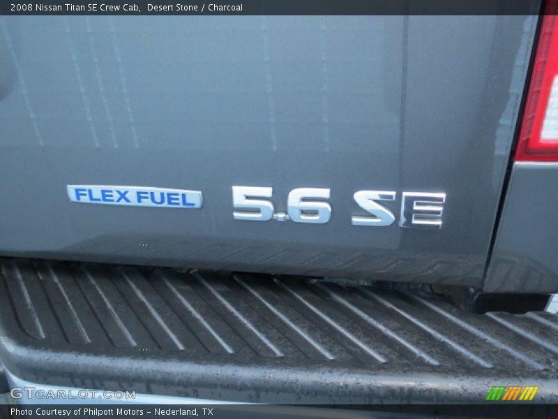 Desert Stone / Charcoal 2008 Nissan Titan SE Crew Cab