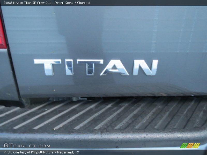 Desert Stone / Charcoal 2008 Nissan Titan SE Crew Cab