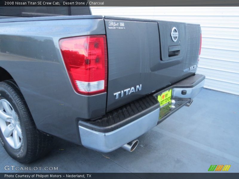Desert Stone / Charcoal 2008 Nissan Titan SE Crew Cab