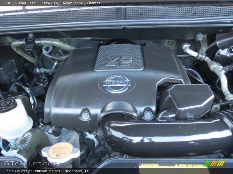 Desert Stone / Charcoal 2008 Nissan Titan SE Crew Cab