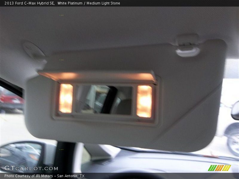 White Platinum / Medium Light Stone 2013 Ford C-Max Hybrid SE