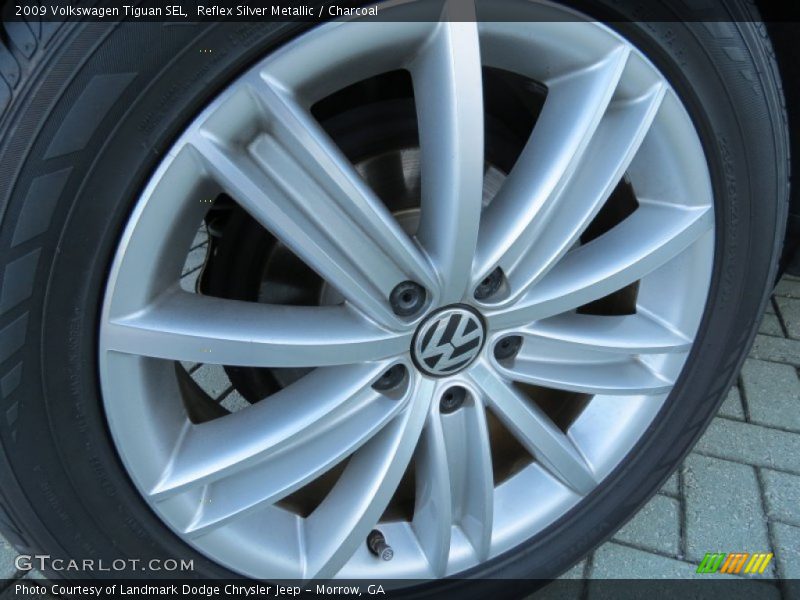 Reflex Silver Metallic / Charcoal 2009 Volkswagen Tiguan SEL