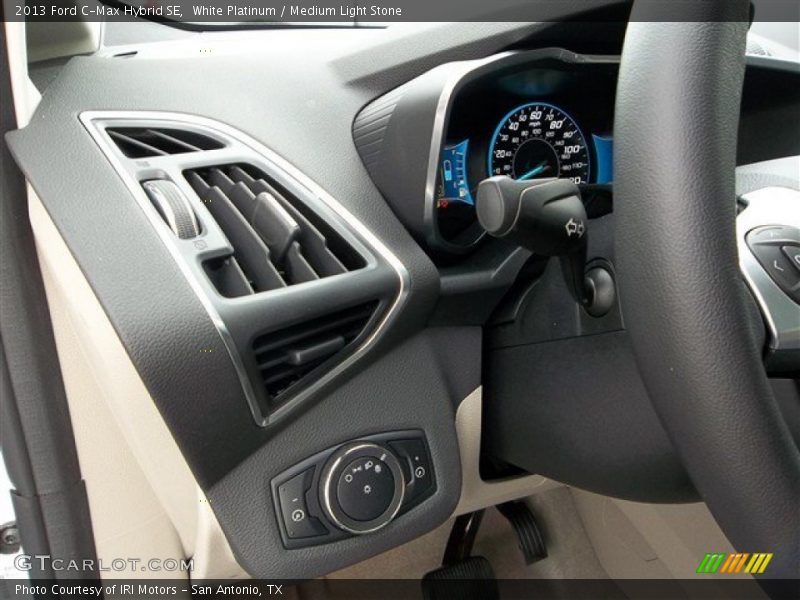 White Platinum / Medium Light Stone 2013 Ford C-Max Hybrid SE