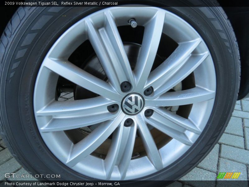 Reflex Silver Metallic / Charcoal 2009 Volkswagen Tiguan SEL