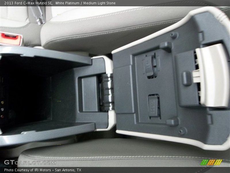 White Platinum / Medium Light Stone 2013 Ford C-Max Hybrid SE