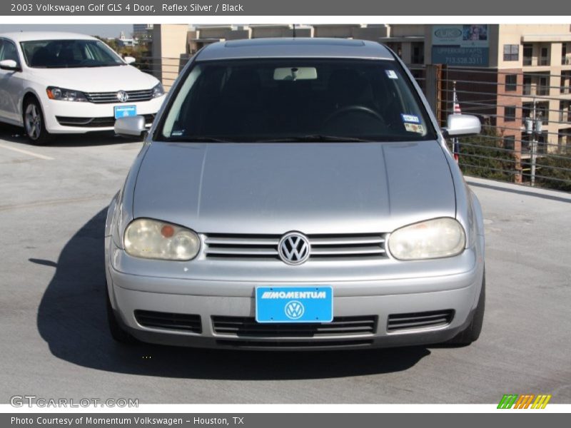 Reflex Silver / Black 2003 Volkswagen Golf GLS 4 Door