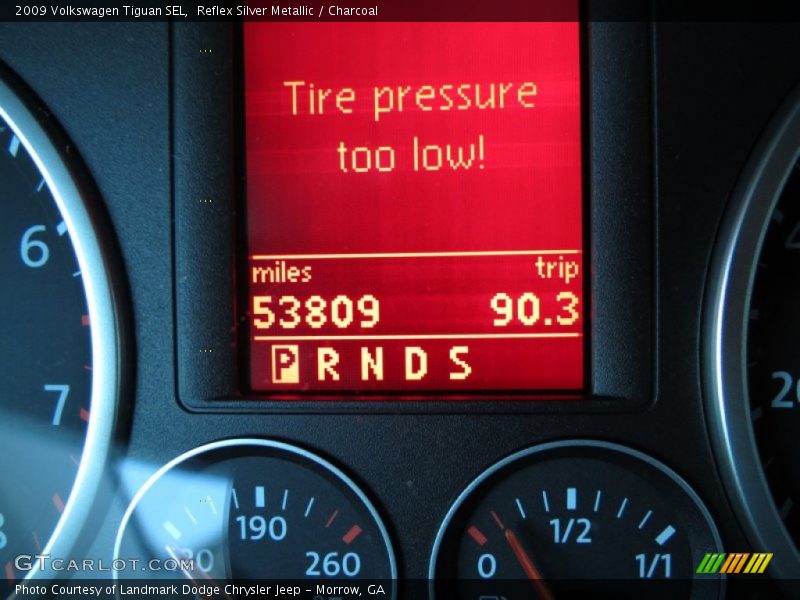 Reflex Silver Metallic / Charcoal 2009 Volkswagen Tiguan SEL