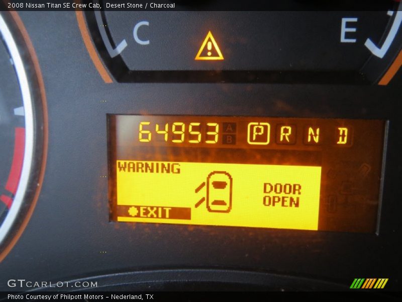 Desert Stone / Charcoal 2008 Nissan Titan SE Crew Cab