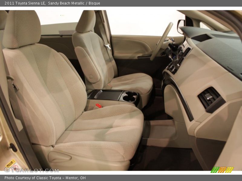 Sandy Beach Metallic / Bisque 2011 Toyota Sienna LE