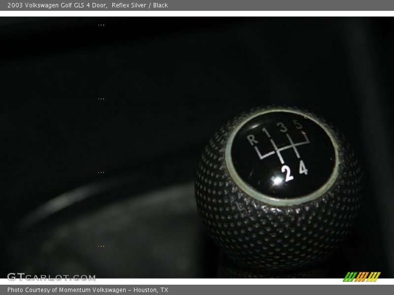 Reflex Silver / Black 2003 Volkswagen Golf GLS 4 Door