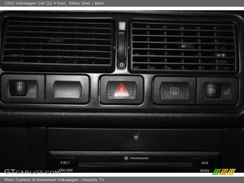 Controls of 2003 Golf GLS 4 Door