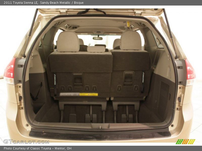 Sandy Beach Metallic / Bisque 2011 Toyota Sienna LE