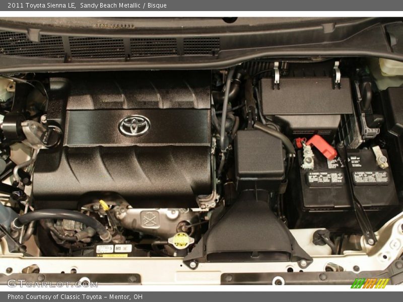 Sandy Beach Metallic / Bisque 2011 Toyota Sienna LE