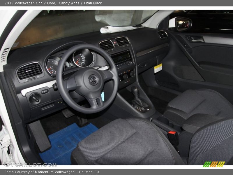  2013 Golf 2 Door Titan Black Interior