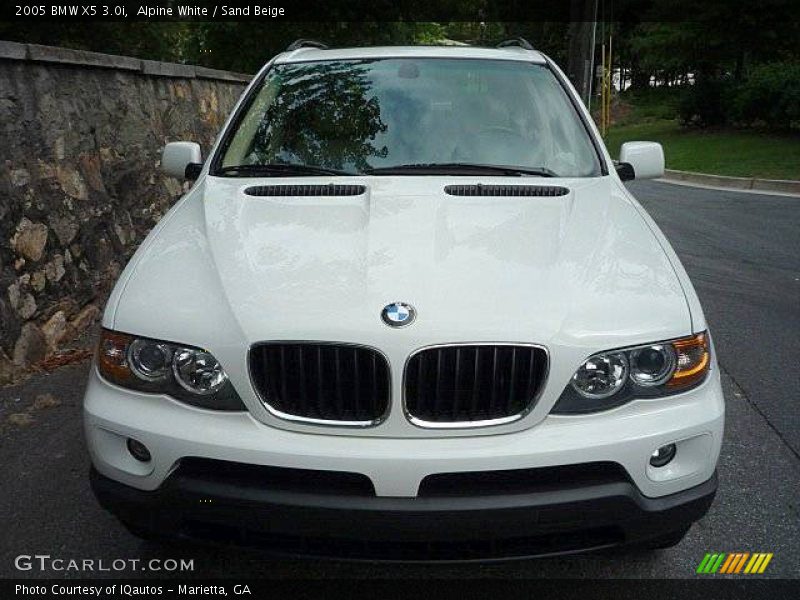 Alpine White / Sand Beige 2005 BMW X5 3.0i