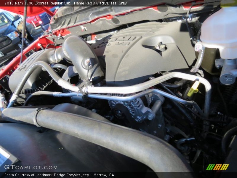 Flame Red / Black/Diesel Gray 2013 Ram 1500 Express Regular Cab