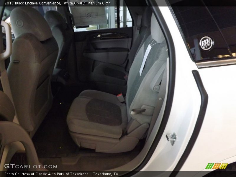 White Opal / Titanium Cloth 2013 Buick Enclave Convenience