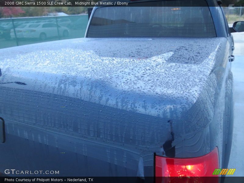 Midnight Blue Metallic / Ebony 2008 GMC Sierra 1500 SLE Crew Cab