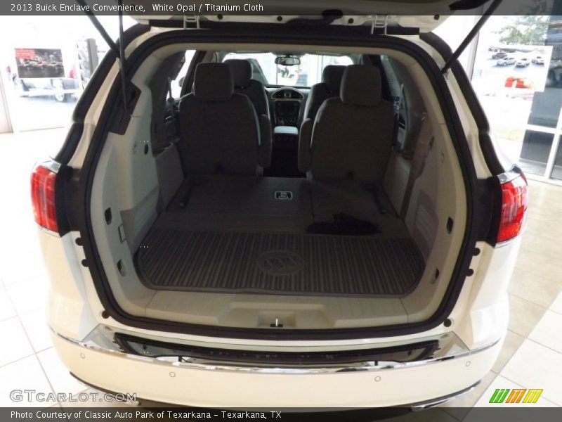 White Opal / Titanium Cloth 2013 Buick Enclave Convenience