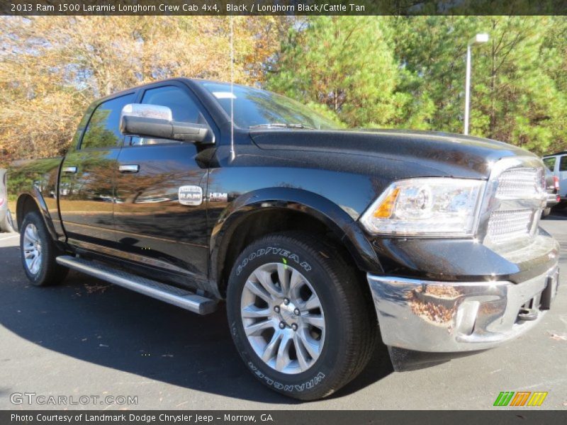 Front 3/4 View of 2013 1500 Laramie Longhorn Crew Cab 4x4