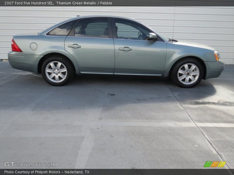 Titanium Green Metallic / Pebble 2007 Ford Five Hundred SEL