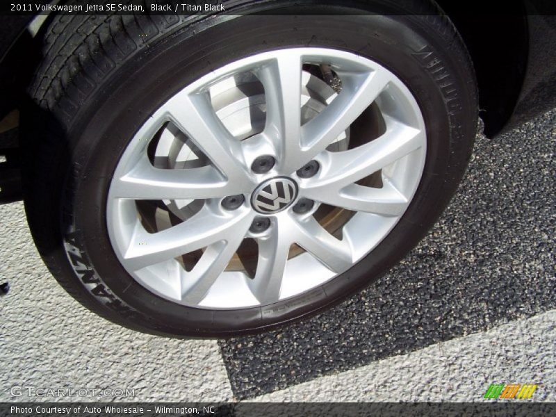 Black / Titan Black 2011 Volkswagen Jetta SE Sedan