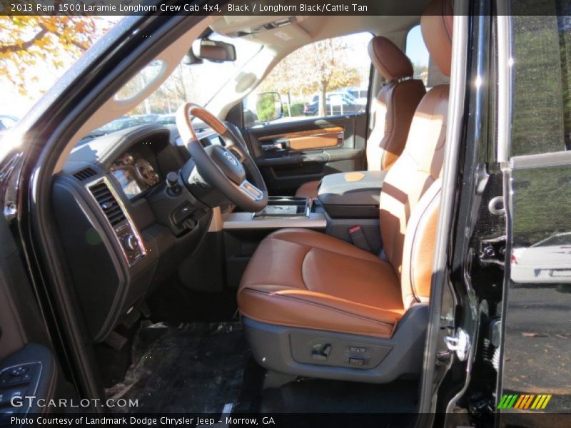  2013 1500 Laramie Longhorn Crew Cab 4x4 Longhorn Black/Cattle Tan Interior