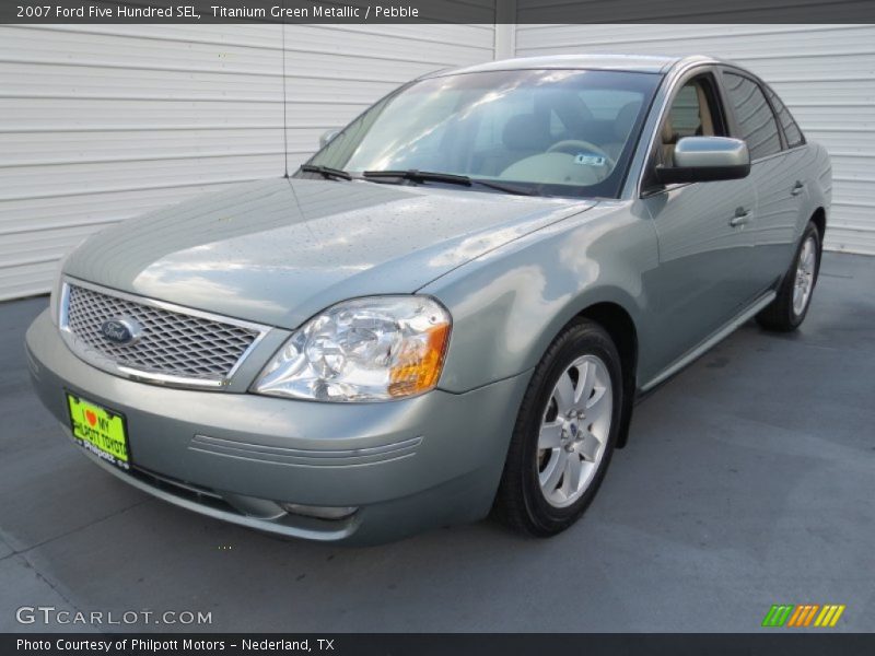 Titanium Green Metallic / Pebble 2007 Ford Five Hundred SEL