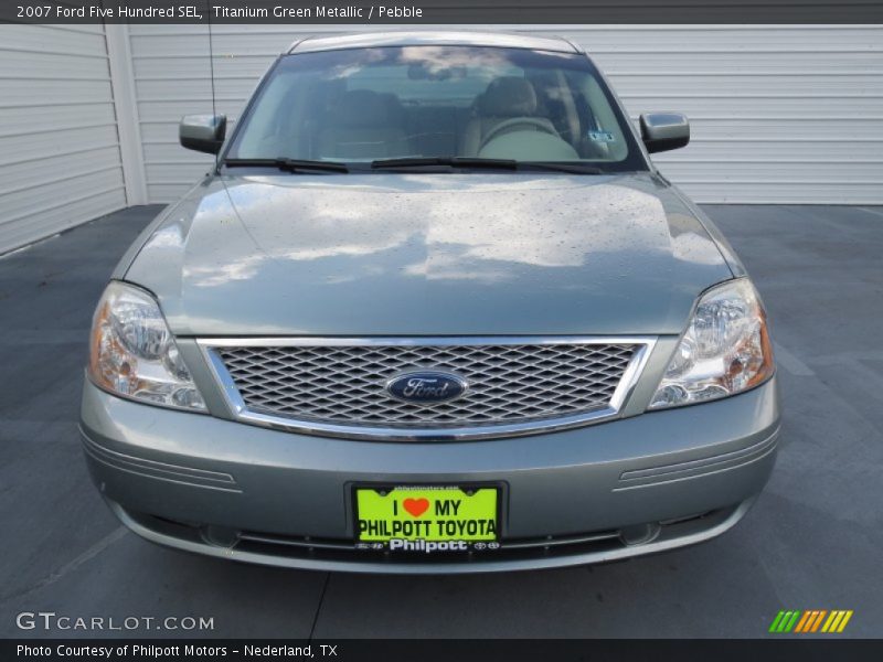 Titanium Green Metallic / Pebble 2007 Ford Five Hundred SEL
