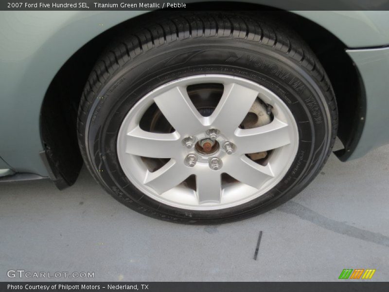 Titanium Green Metallic / Pebble 2007 Ford Five Hundred SEL