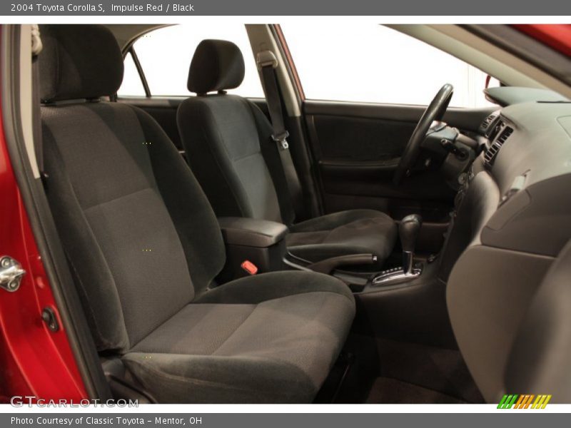 Impulse Red / Black 2004 Toyota Corolla S