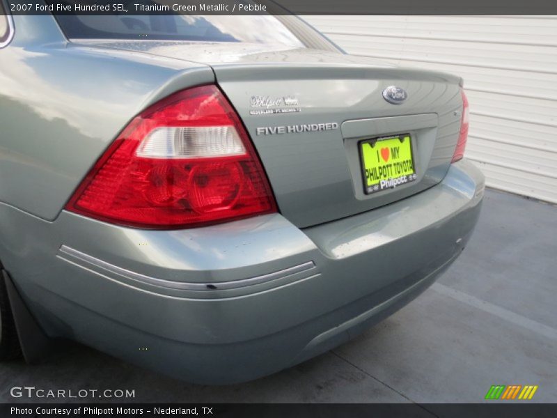Titanium Green Metallic / Pebble 2007 Ford Five Hundred SEL