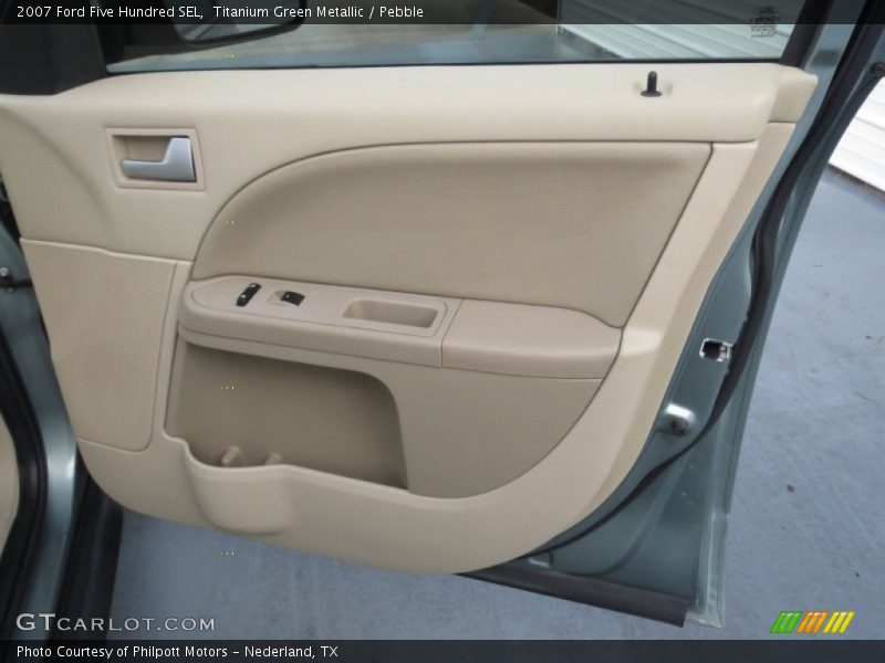 Titanium Green Metallic / Pebble 2007 Ford Five Hundred SEL