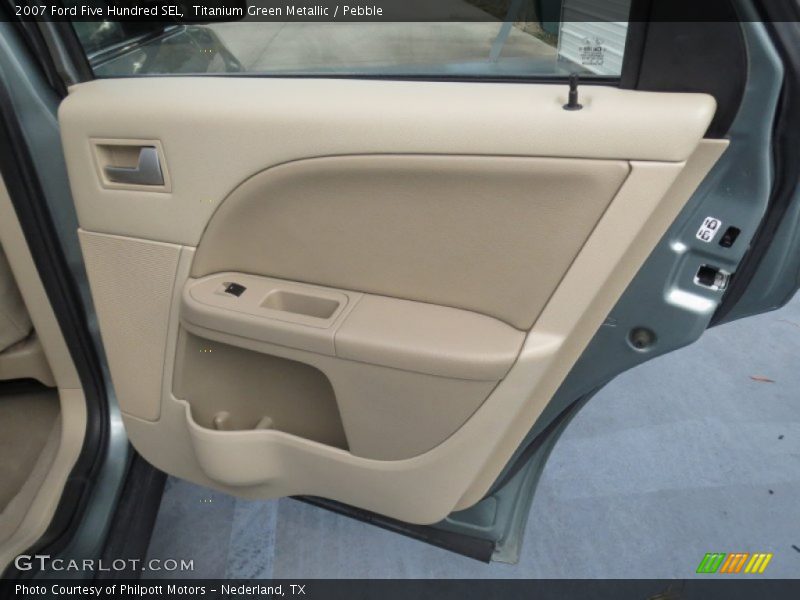 Titanium Green Metallic / Pebble 2007 Ford Five Hundred SEL