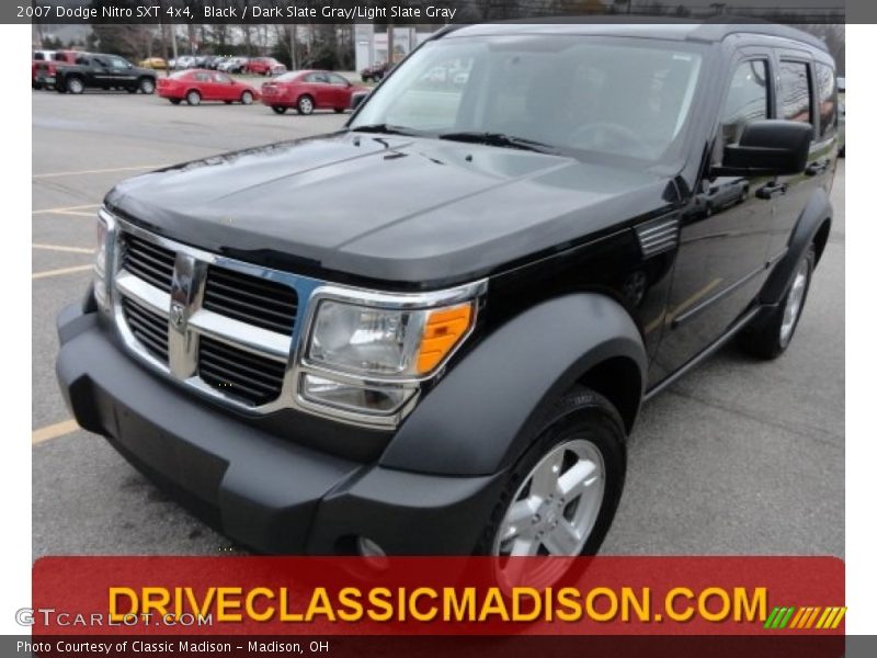 Black / Dark Slate Gray/Light Slate Gray 2007 Dodge Nitro SXT 4x4