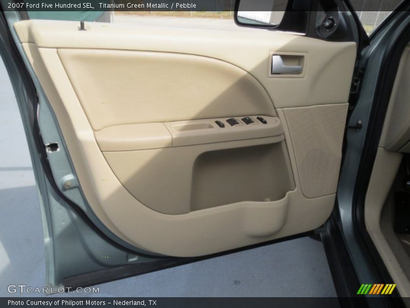 Titanium Green Metallic / Pebble 2007 Ford Five Hundred SEL