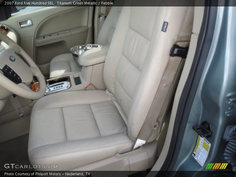 Titanium Green Metallic / Pebble 2007 Ford Five Hundred SEL