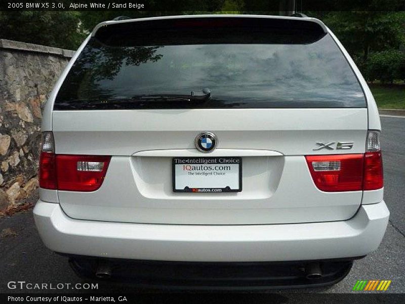 Alpine White / Sand Beige 2005 BMW X5 3.0i