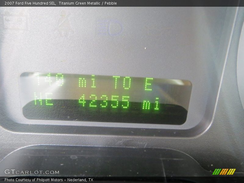Titanium Green Metallic / Pebble 2007 Ford Five Hundred SEL