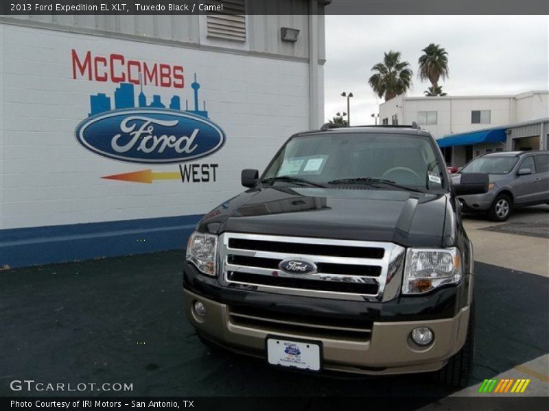 Tuxedo Black / Camel 2013 Ford Expedition EL XLT