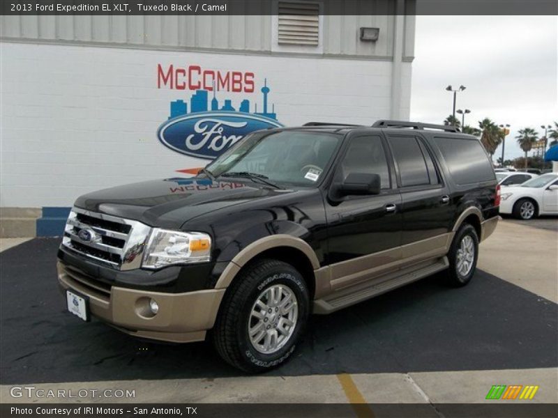 Tuxedo Black / Camel 2013 Ford Expedition EL XLT