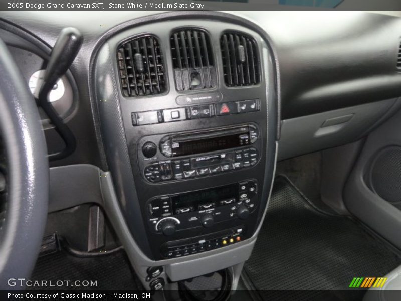 Stone White / Medium Slate Gray 2005 Dodge Grand Caravan SXT