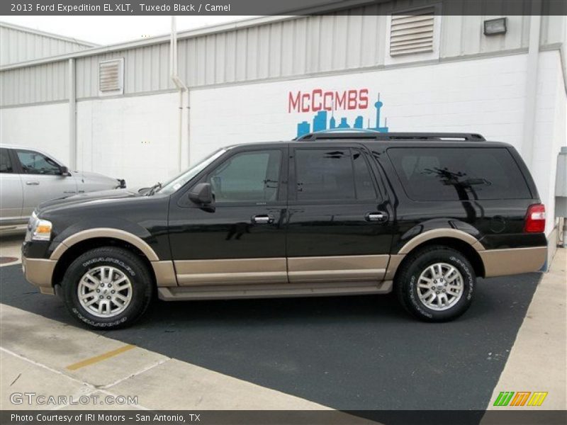 Tuxedo Black / Camel 2013 Ford Expedition EL XLT