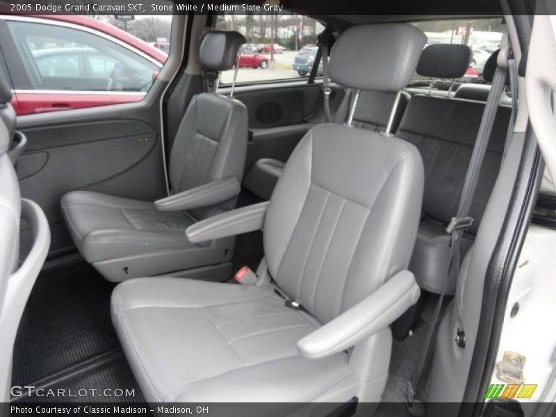 Stone White / Medium Slate Gray 2005 Dodge Grand Caravan SXT