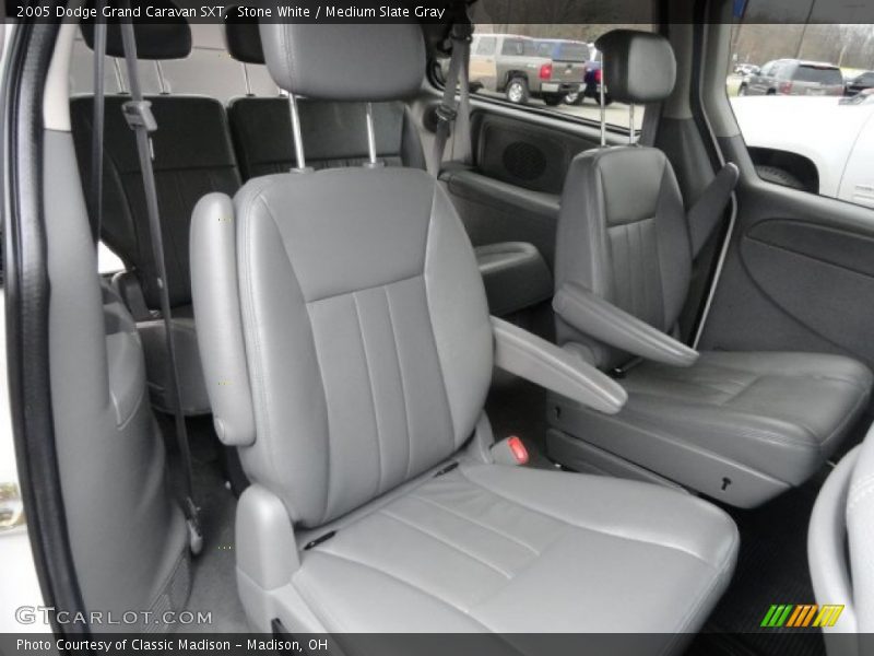Stone White / Medium Slate Gray 2005 Dodge Grand Caravan SXT