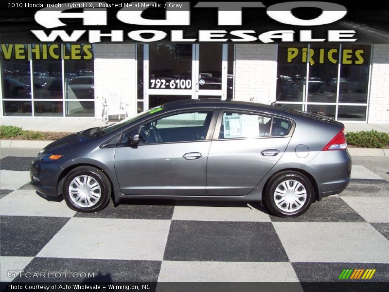 Polished Metal Metallic / Gray 2010 Honda Insight Hybrid LX
