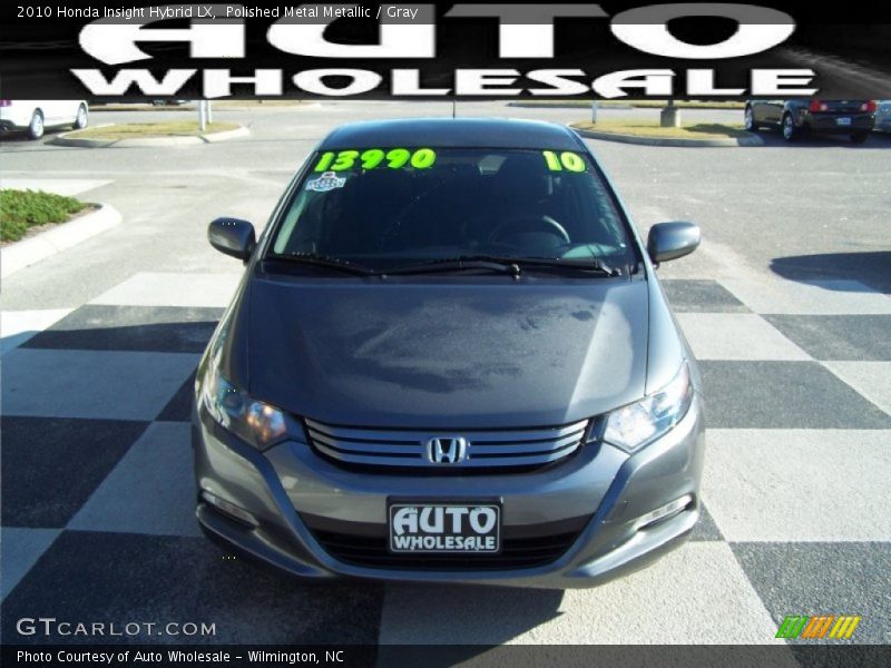 Polished Metal Metallic / Gray 2010 Honda Insight Hybrid LX