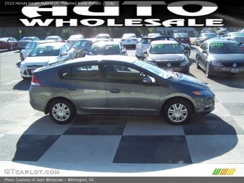 Polished Metal Metallic / Gray 2010 Honda Insight Hybrid LX
